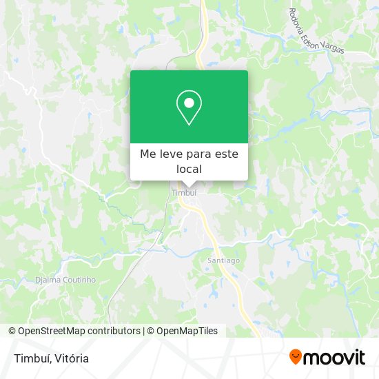 Timbuí mapa