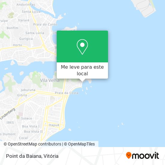 Point da Baiana mapa