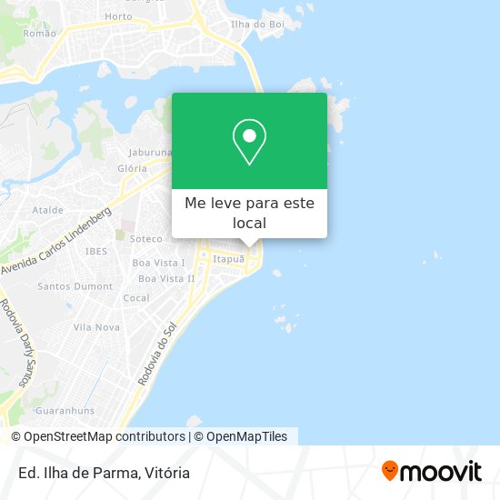 Ed. Ilha de Parma mapa