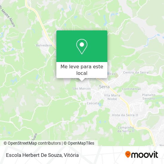 Escola Herbert De Souza mapa