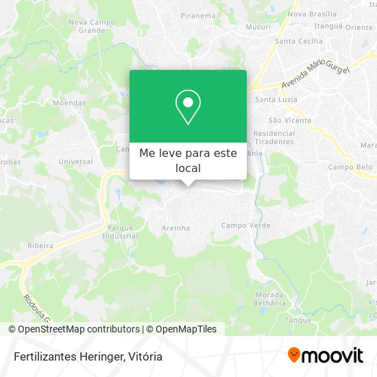 Fertilizantes Heringer mapa