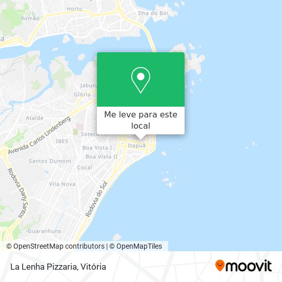 La Lenha Pizzaria mapa