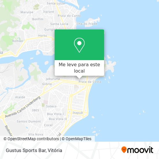 Gustus Sports Bar mapa