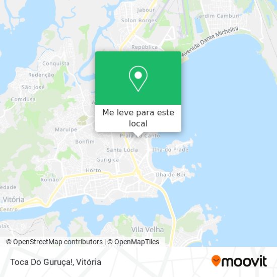Toca Do Guruça! mapa