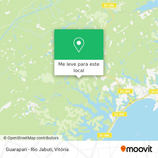 Guarapari - Rio Jabuti mapa