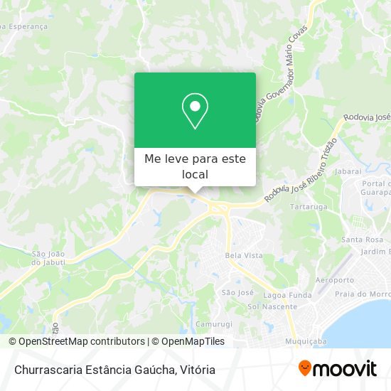 Churrascaria Estância Gaúcha mapa