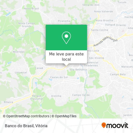 Banco do Brasil mapa