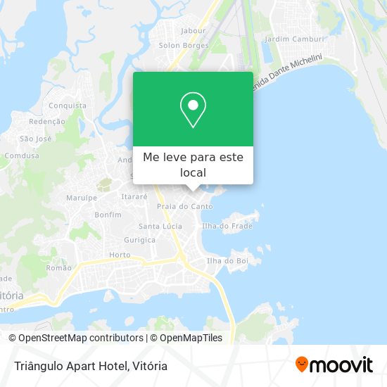 Triângulo Apart Hotel mapa
