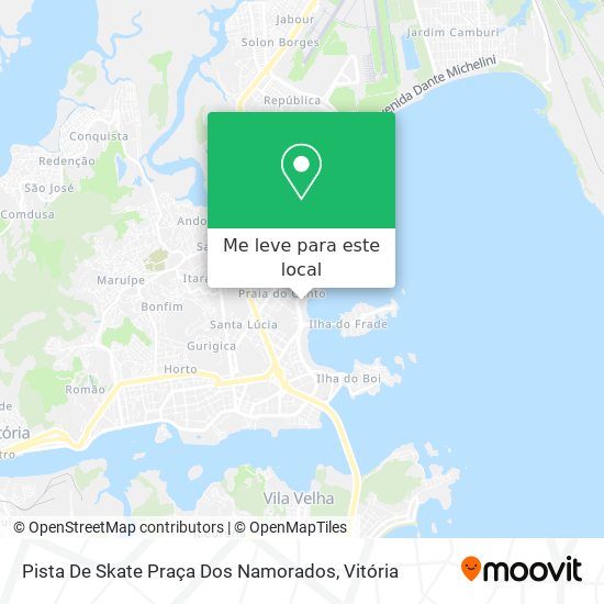 Pista De Skate Praça Dos Namorados mapa