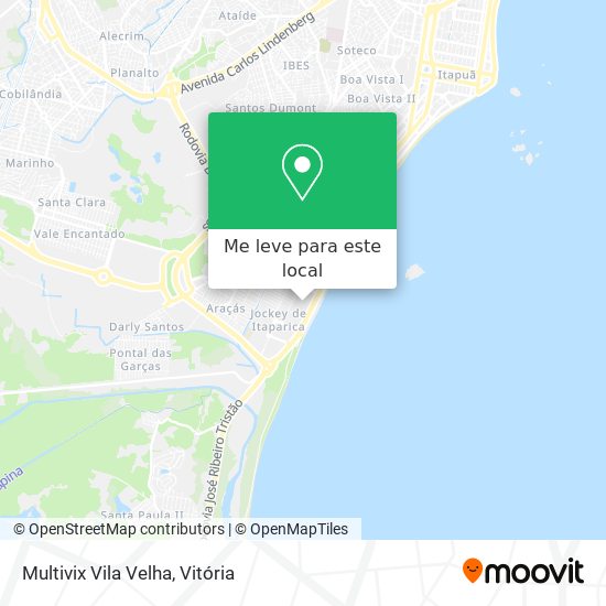 Multivix Vila Velha mapa