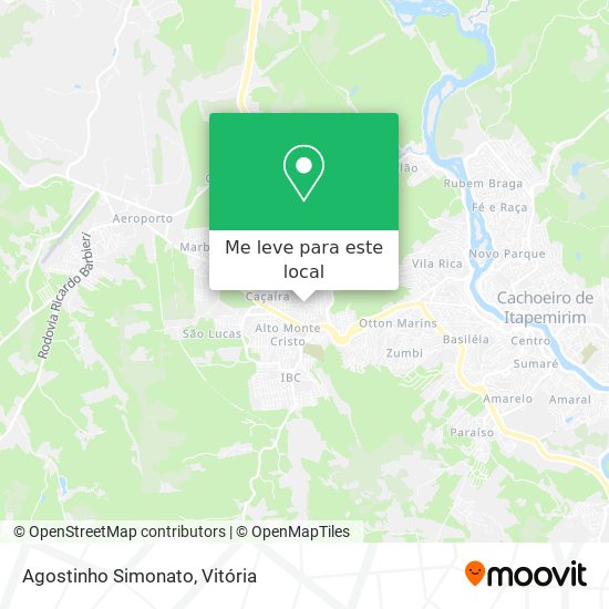 Agostinho Simonato mapa