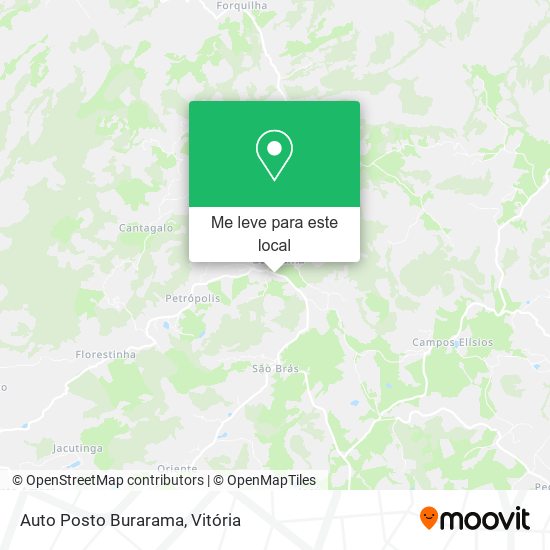 Auto Posto Burarama mapa