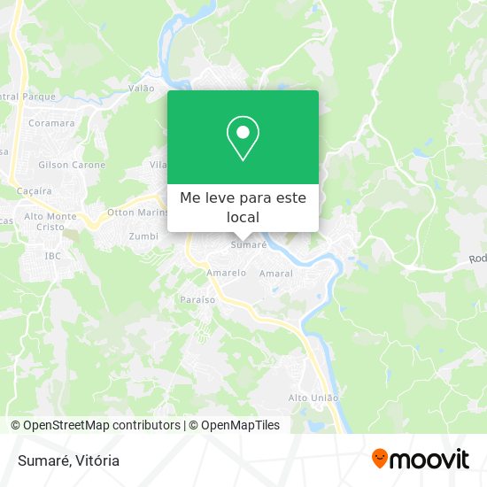 Sumaré mapa