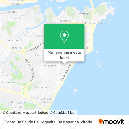 Posto De Saúde De Coqueiral De Itaparica mapa