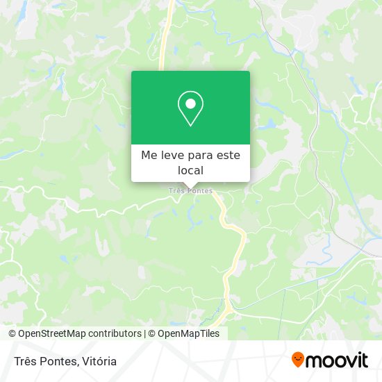 Três Pontes mapa