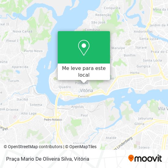 Praça Mario De Oliveira Silva mapa