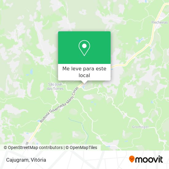 Cajugram mapa