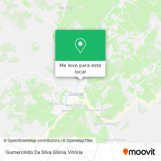 Gumercindo Da Silva Glória mapa