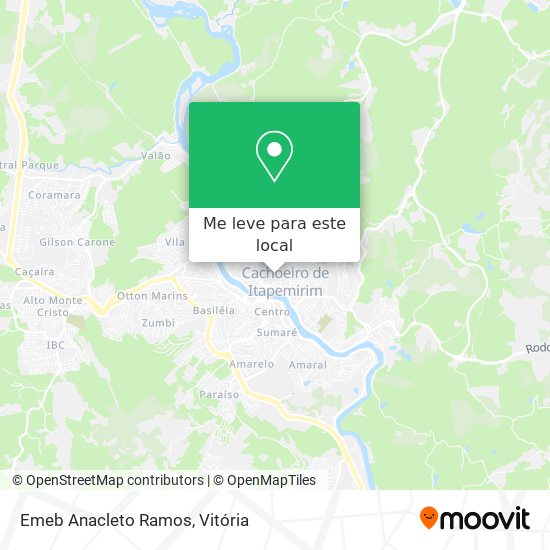 Emeb Anacleto Ramos mapa