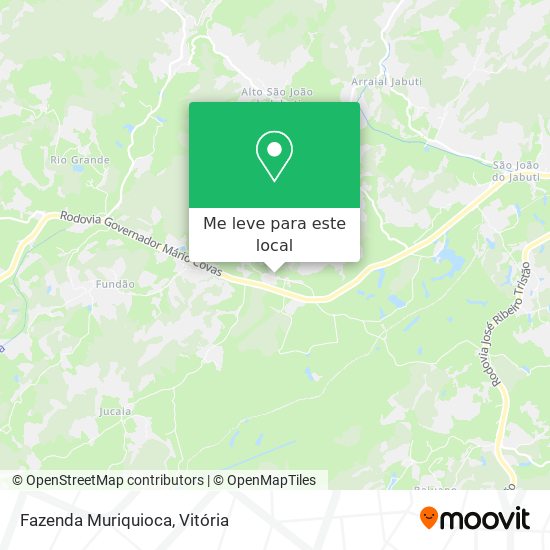 Fazenda Muriquioca mapa