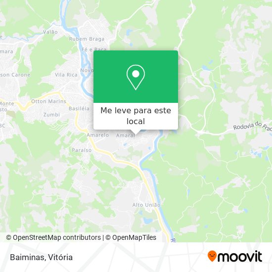 Baiminas mapa