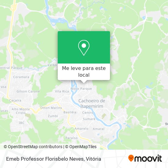 Emeb Professor Florisbelo Neves mapa