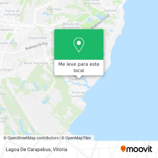 Lagoa De Carapebus mapa