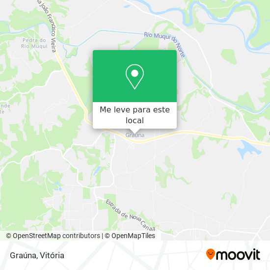Graúna mapa