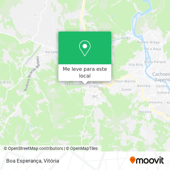 Boa Esperança mapa