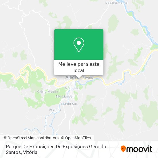 Parque De Exposições De Exposições Geraldo Santos mapa