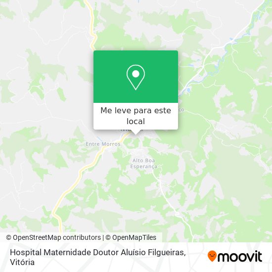 Hospital Maternidade Doutor Aluísio Filgueiras mapa