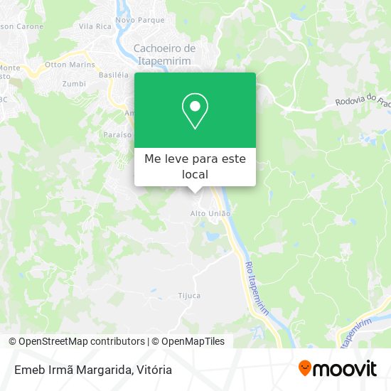 Emeb Irmã Margarida mapa