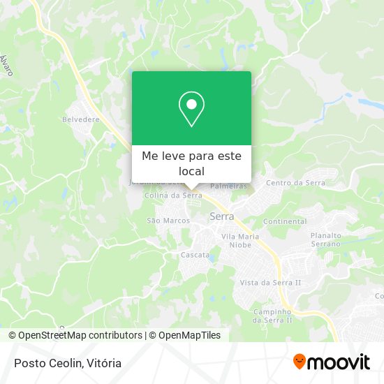 Posto Ceolin mapa