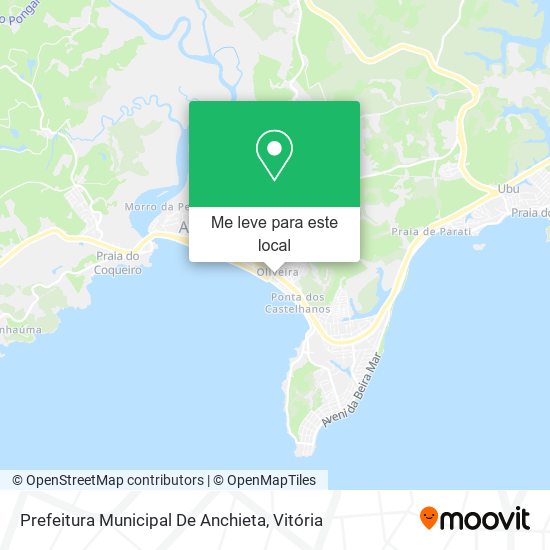 Prefeitura Municipal De Anchieta mapa