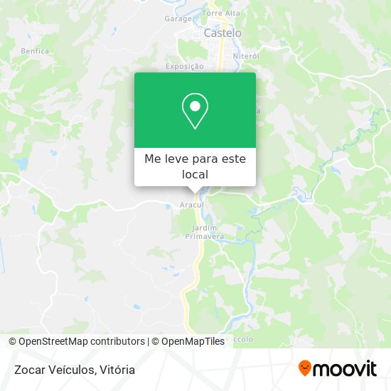 Zocar Veículos mapa