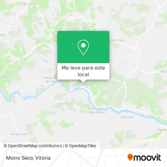 Morro Seco mapa
