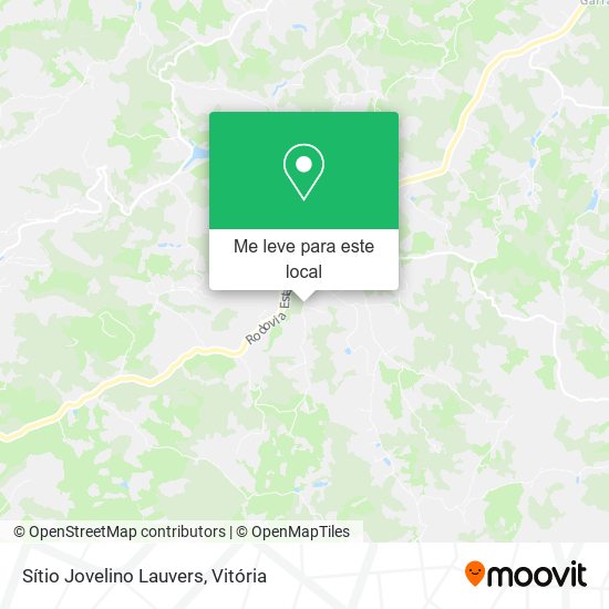 Sítio Jovelino Lauvers mapa