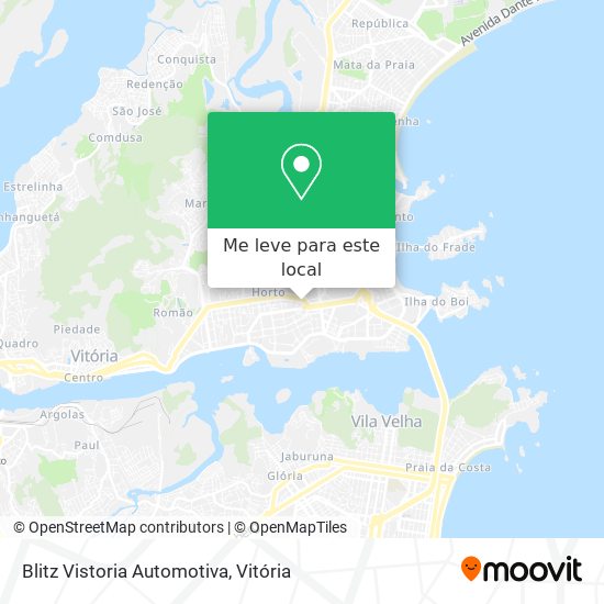 Blitz Vistoria Automotiva mapa