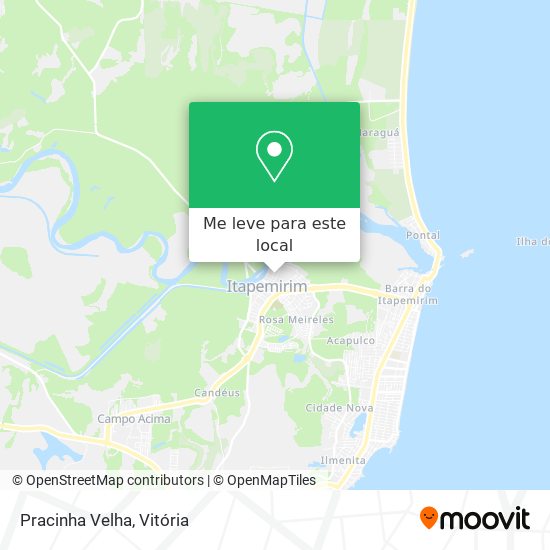 Pracinha Velha mapa