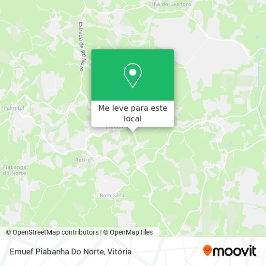 Emuef Piabanha Do Norte mapa