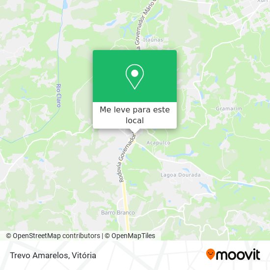 Trevo Amarelos mapa