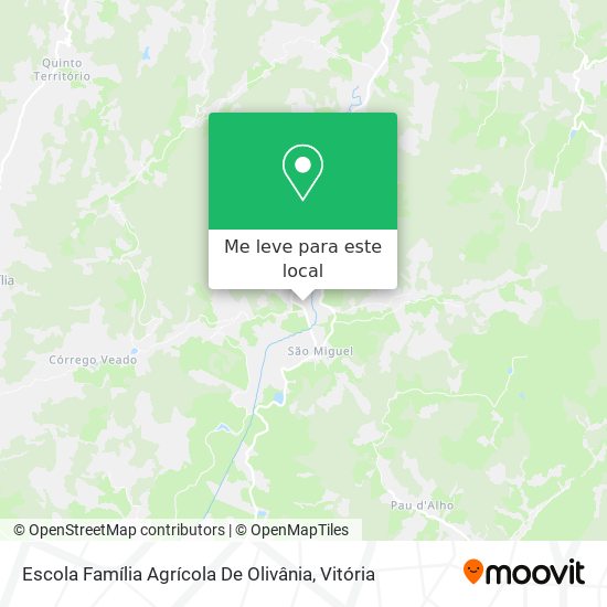 Escola Família Agrícola De Olivânia mapa