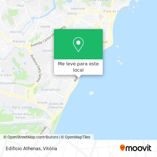 Edifício Athenas mapa