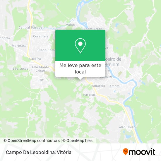 Campo Da Leopoldina mapa