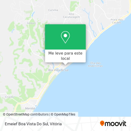Emeief Boa Vista Do Sul mapa