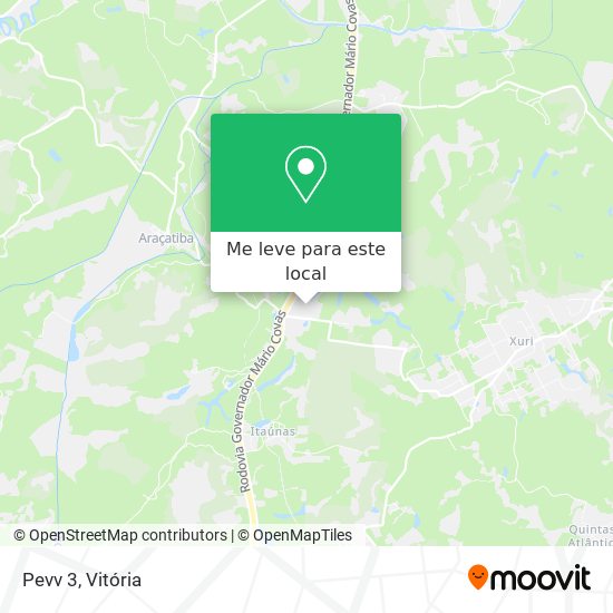 Pevv 3 mapa
