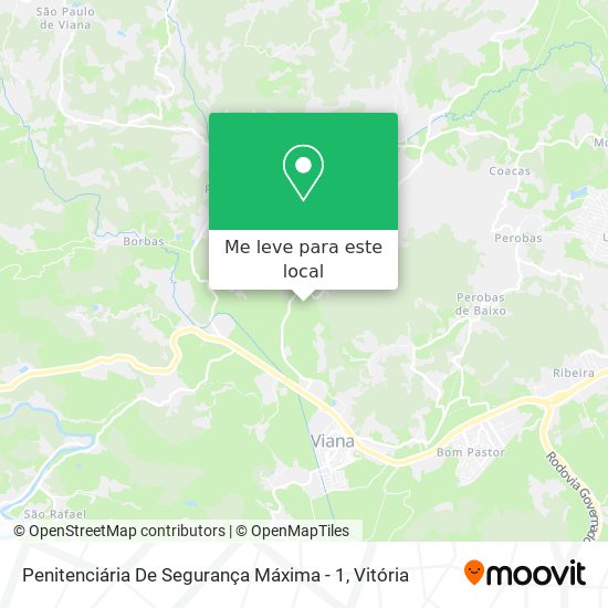 Penitenciária De Segurança Máxima - 1 mapa