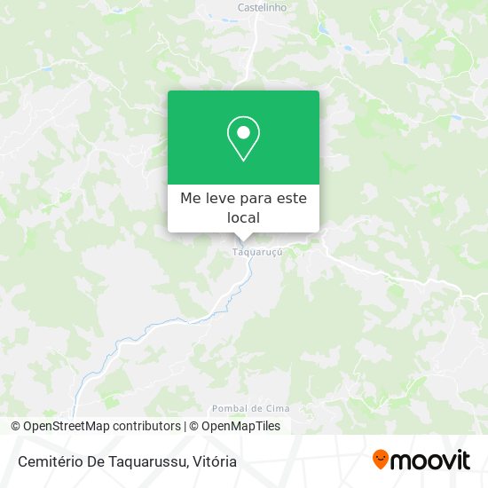 Cemitério De Taquarussu mapa