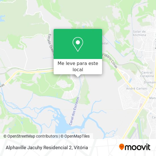 Alphaville Jacuhy Residencial 2 mapa
