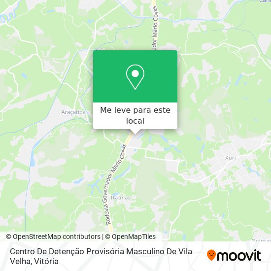Centro De Detenção Provisória Masculino De Vila Velha mapa